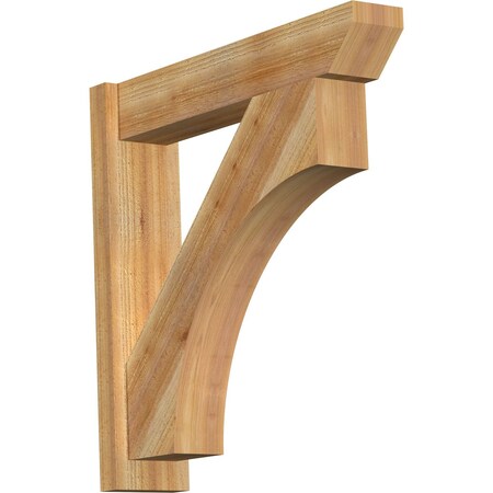 Ekena Millwork Westlake Slat Rough Sawn Outlooker, Western Red Cedar, 6"W x 28"D x 28"H OUT06X28X28WTL06RWR